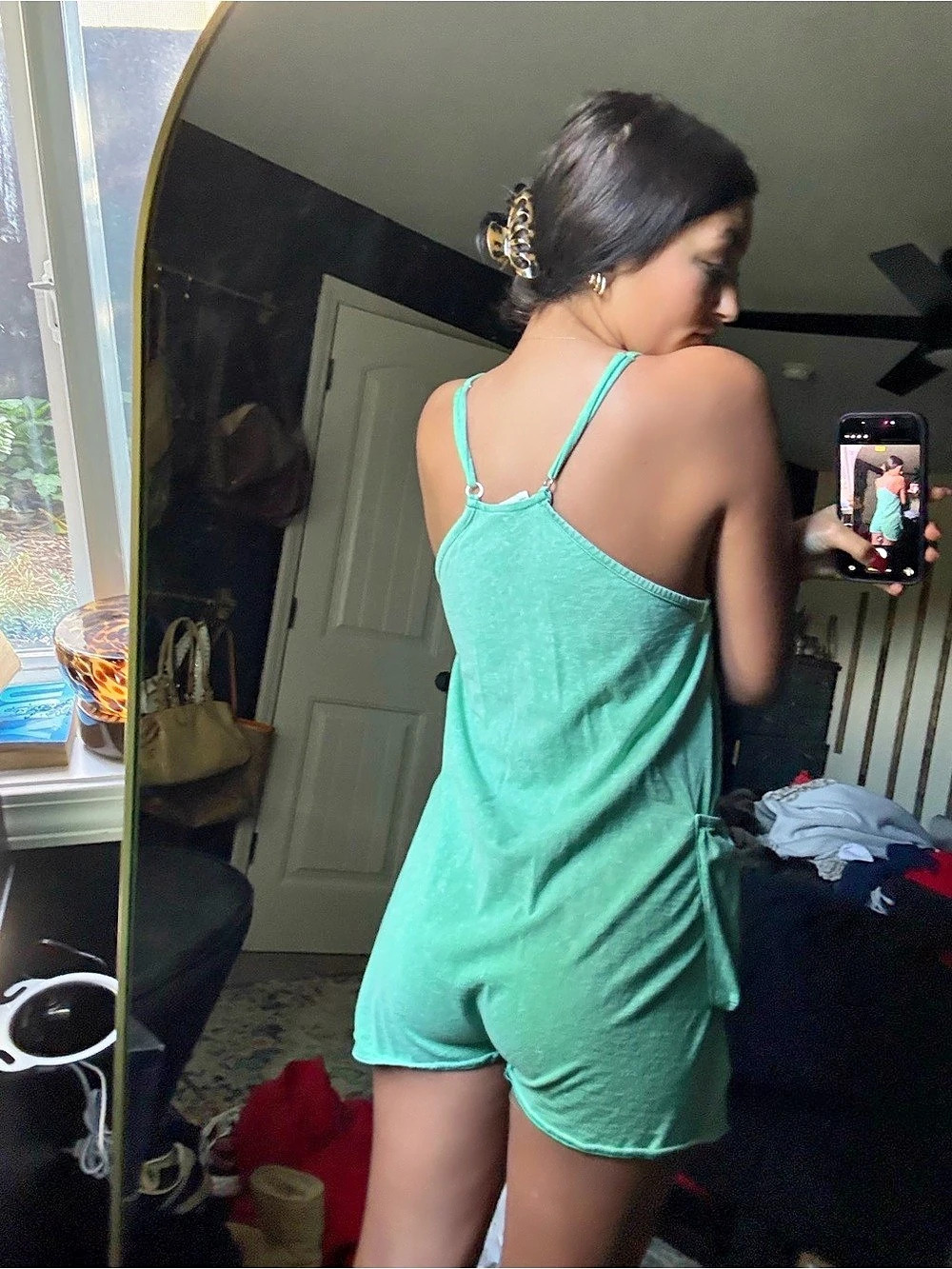 Movement Hot Shot Romper Green - Picture 5 of 9